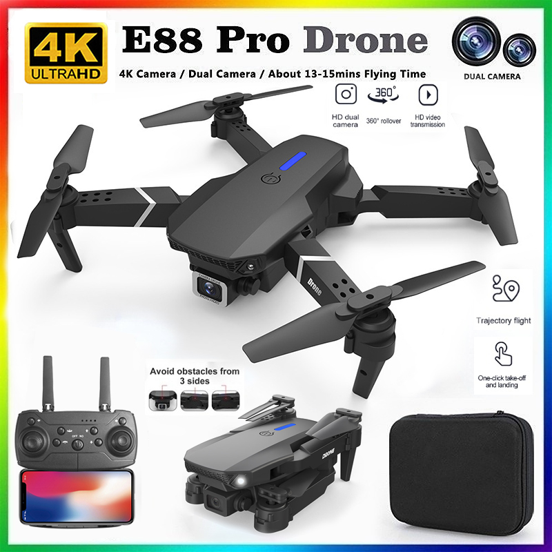 Drone Photogrammetry - 2026年新型 E88 プロ仕様 HD 4K RCドローン