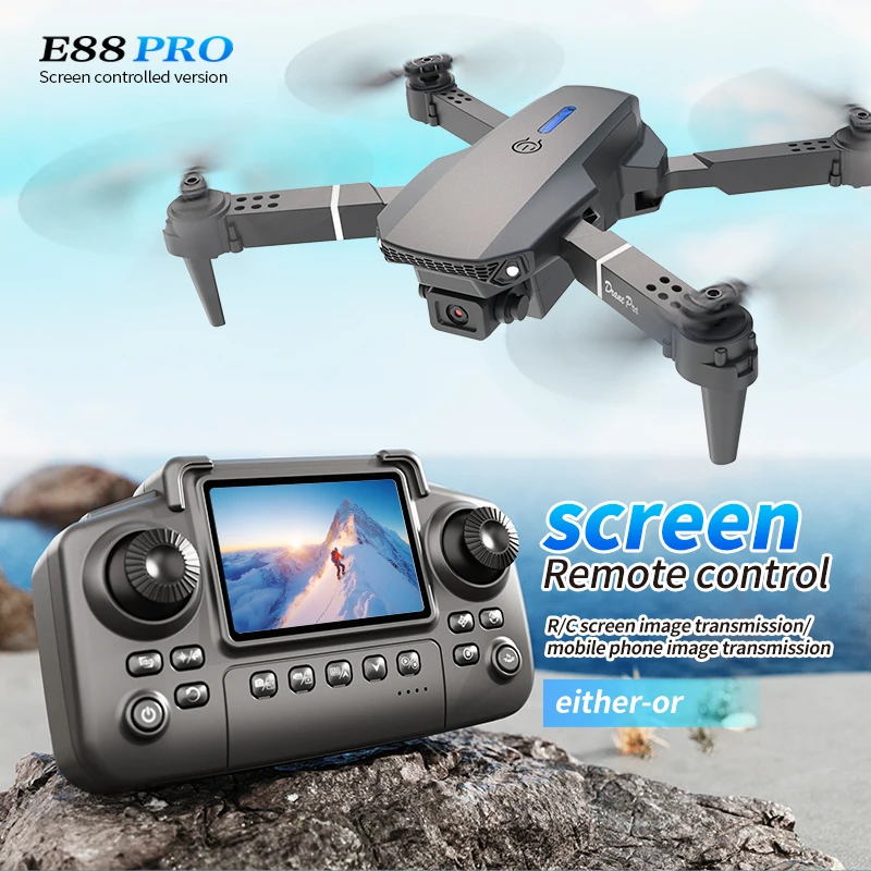 Drone Photogrammetry - プロフェッショナル E88 プロドローン スクリーン付き 8K HD