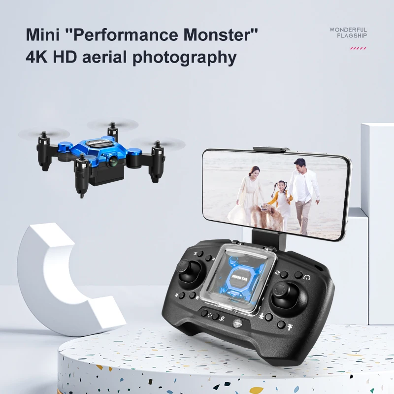 Drone Multispectral - K04 ミニ折りたたみ式収納航空機 ミニドローン 空撮 高画質ドローン 4k