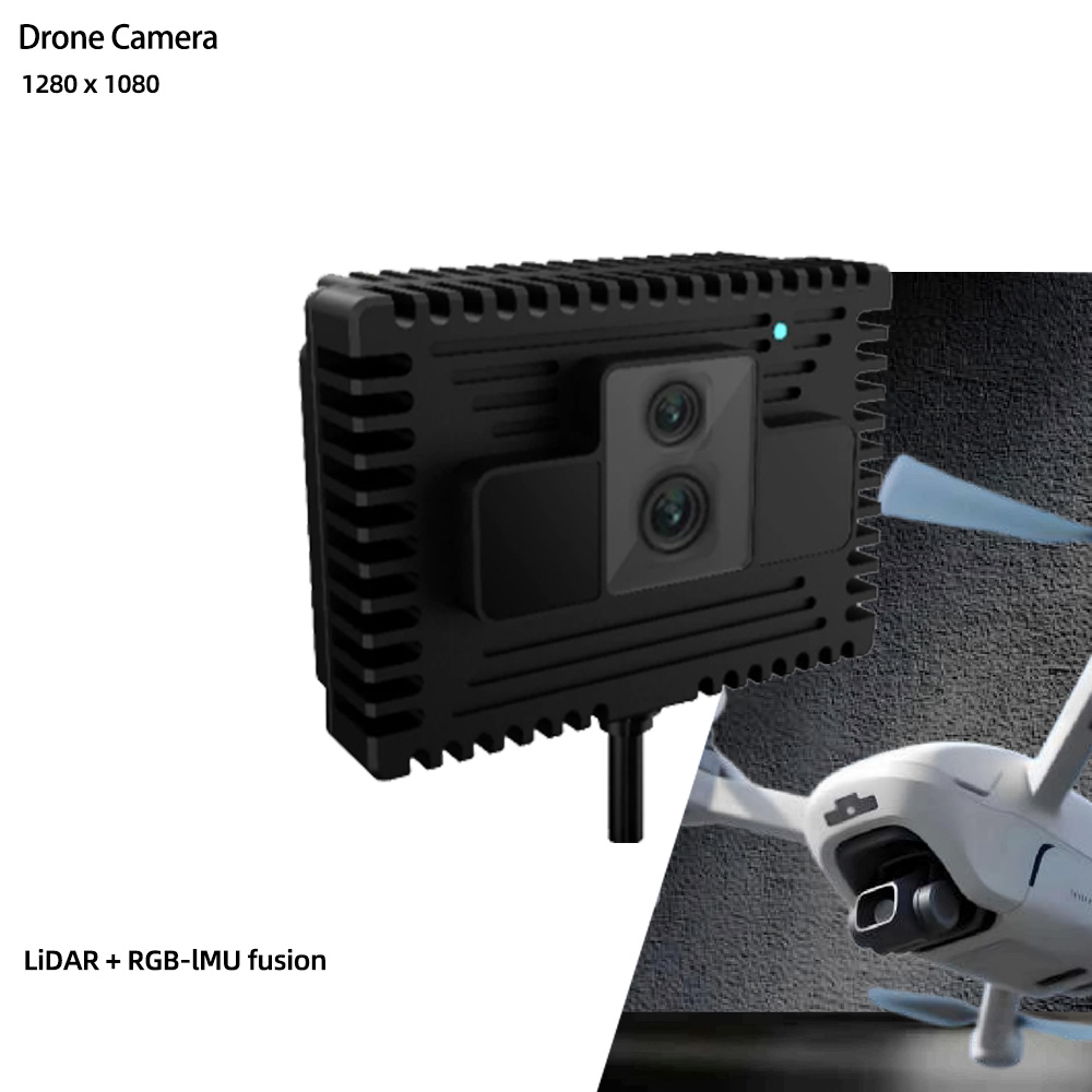 Drone Lidar - T10ウルトラドローンカメラ 1280x1080 プロフェッショナルHDカメラ 30FPS LiDAR-ビジョンフュージョンセンサー リモートコントロール農業用ドローン用