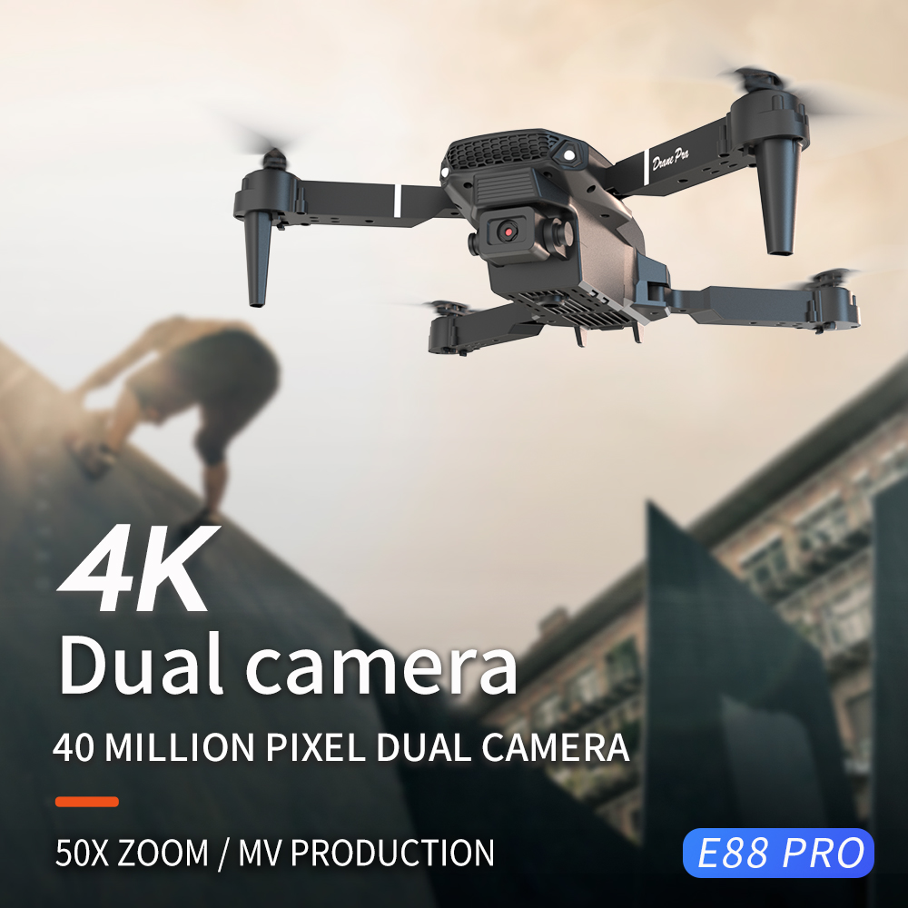 2026年新型 E88 プロ仕様 HD 4K RCドローン  - Drone Photogrammetry のレビューと価格