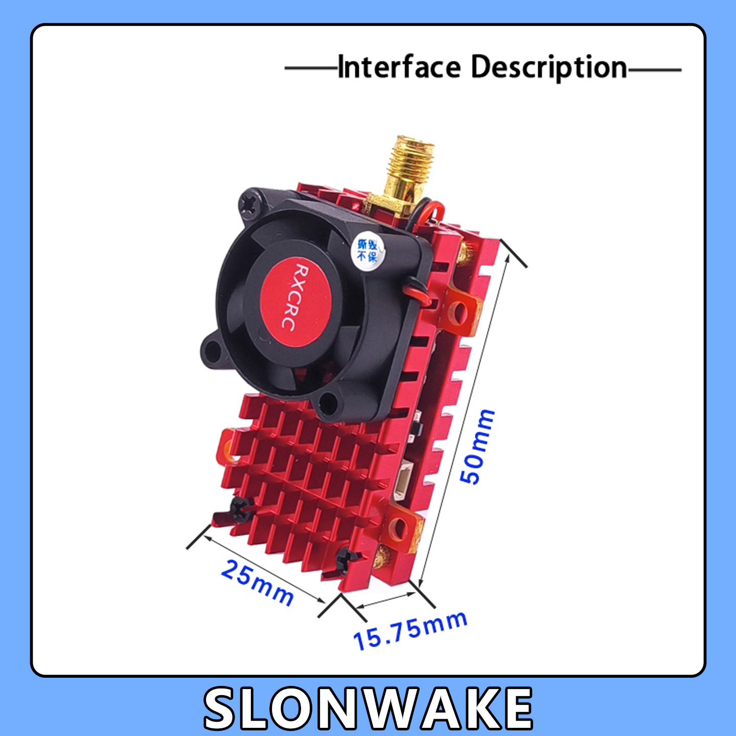 SLONWAKE 5.8G 2W VTX FPV 1800T - Drone Cinematic のレビューと価格