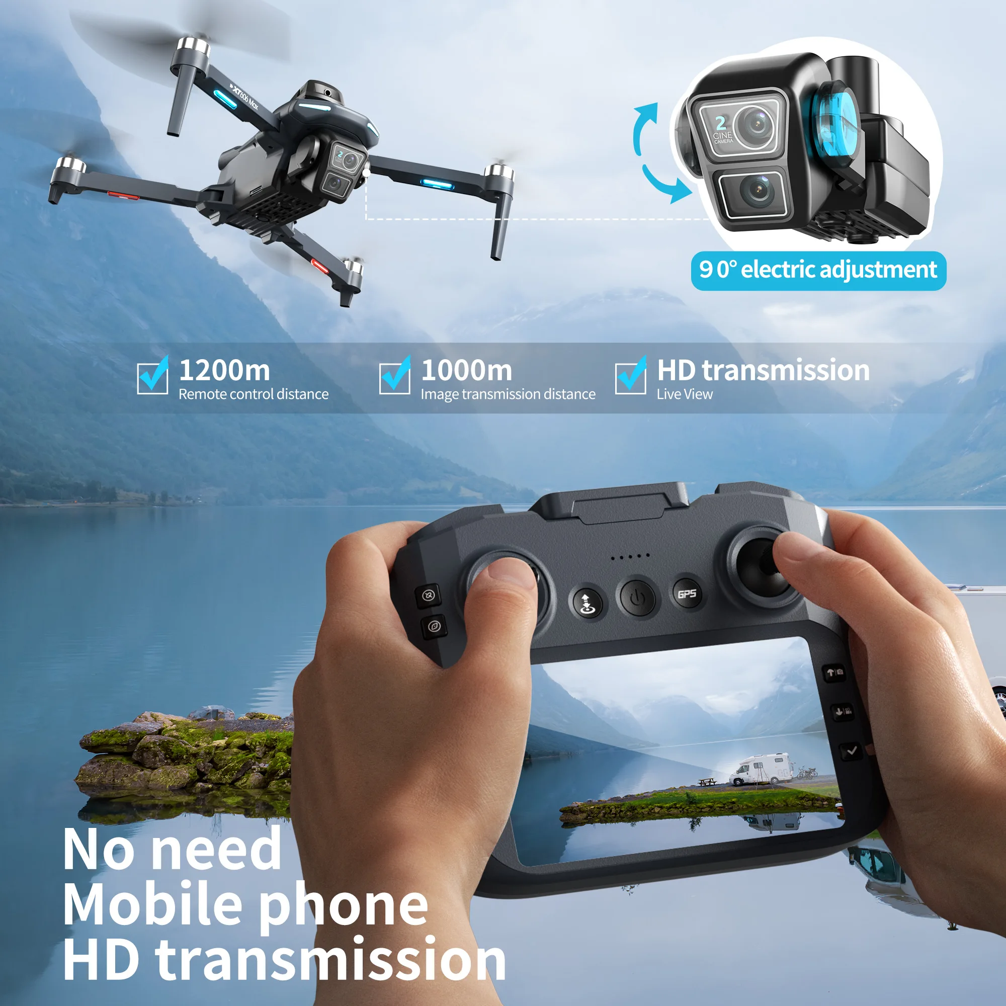 レノボ XT606 MAX GPSドローン 4Kプロフェッシ - Drone Surveying のレビューと価格